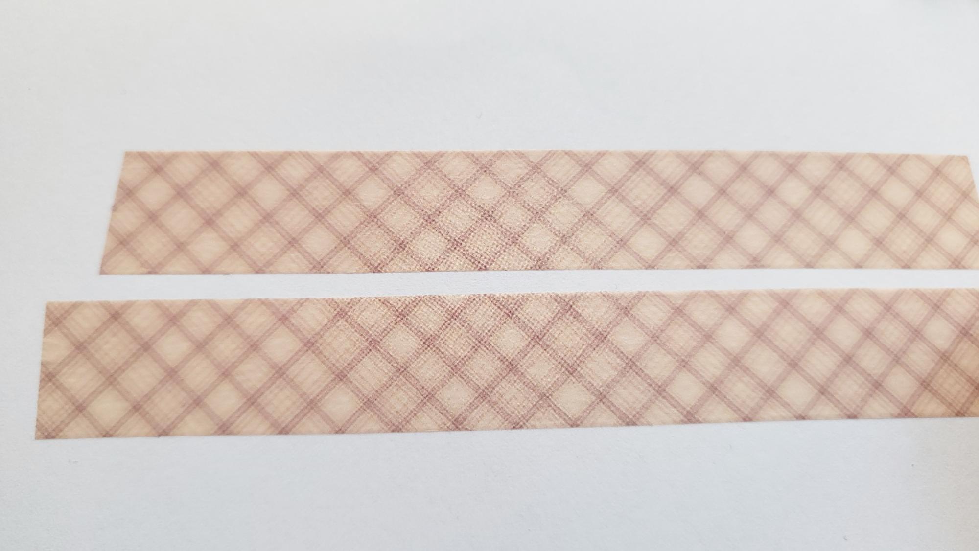 Washi Tape rosa kariert